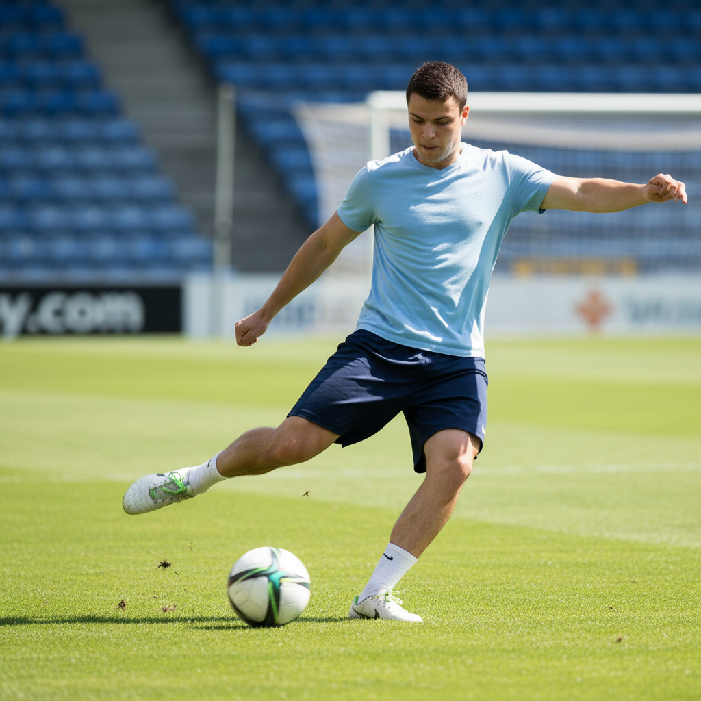 Paddy playing football